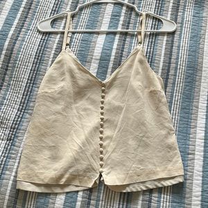Madewell Button Down Tank Top